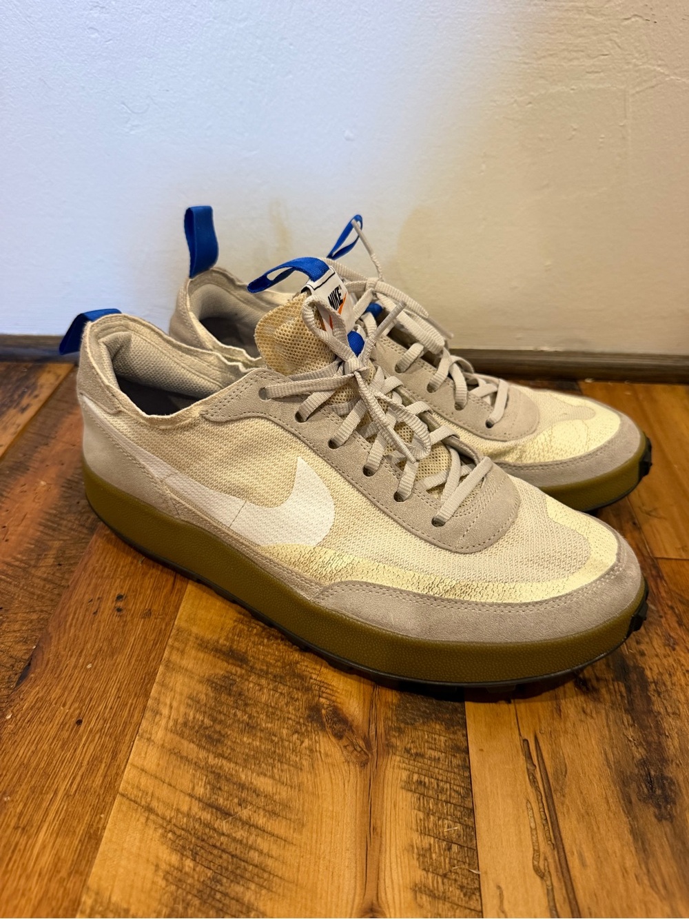 Tom Sachs x NikeCraft General Purpose Shoe Light Cream DA6672-200 Mens Size 11.5